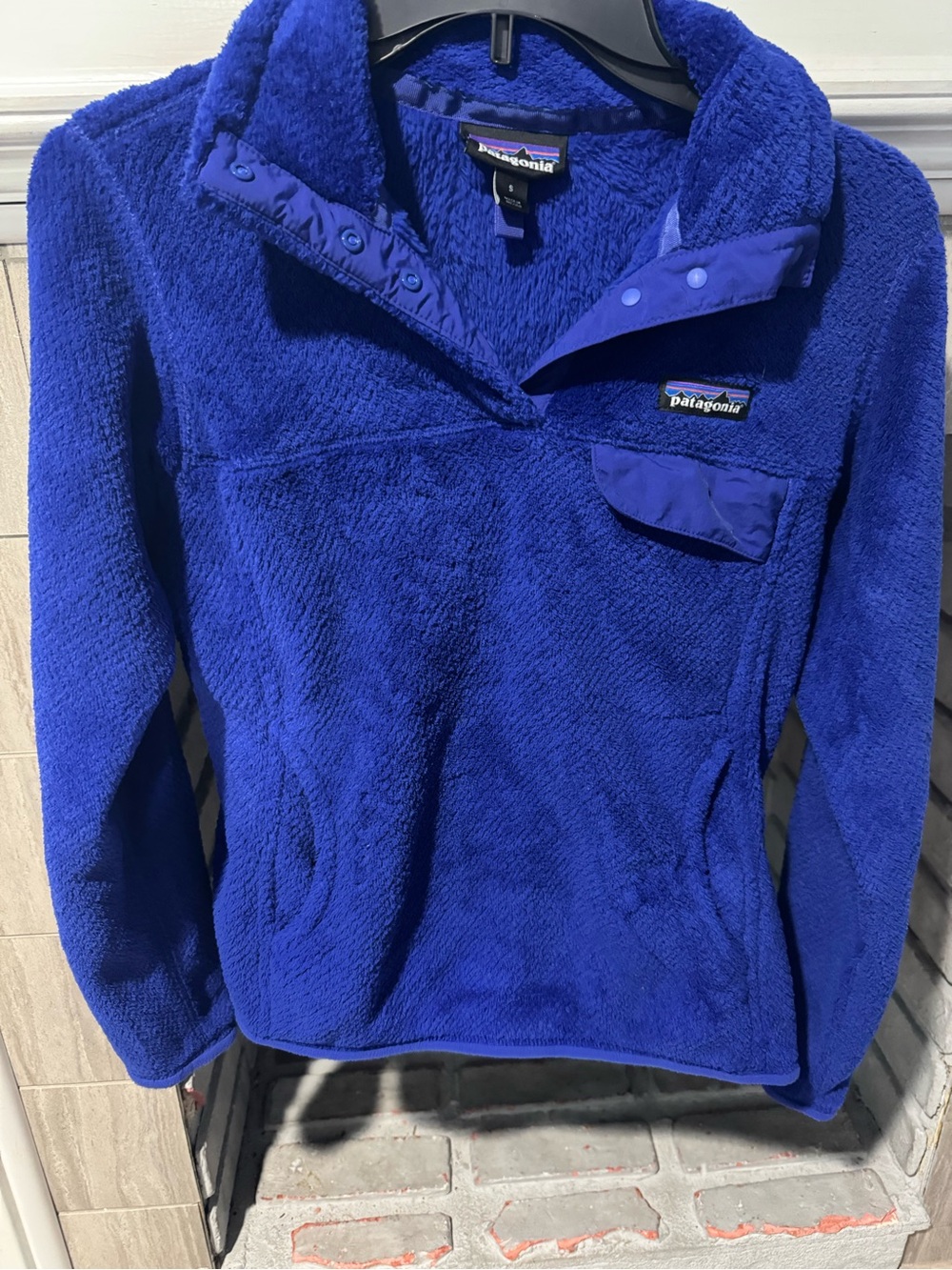 Patagonia Royal Blue Fleece Snap-Front Pullover